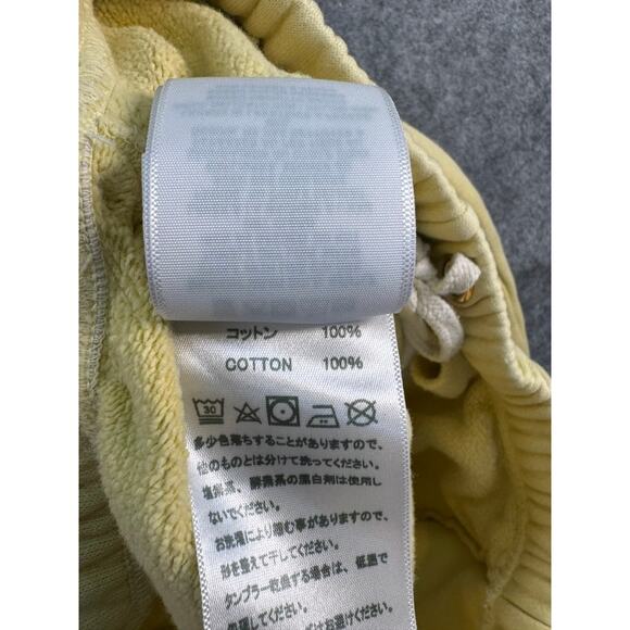 Les Tien Sweatpants Yellow XS Baggy Cozy Comfy - Picture 7 of 7